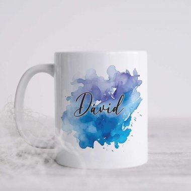 Hrnček s menom - Modrá hmlovina  Hrnček s menom - Modrá hmlovina
