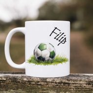 Hrnček s menom - Futbalová lopta 