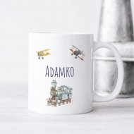 Detský hrnček s menom - Auta