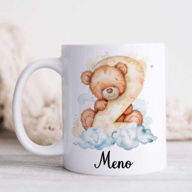 Hrnček  s menom - Medvedík(1-4 roky)