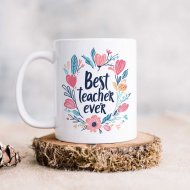  Hrnček "Best Teacher Ever" – Darček pre učiteľa