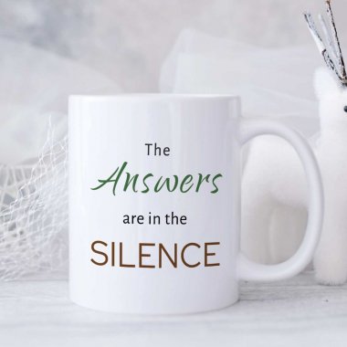 Hrnček - Yoga - The answers are in the silence Hrnček - Yoga - The answers are in the silence