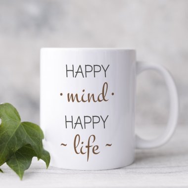 Hrnček - “Happy Mind Happy Life” Hrnček - “Happy Mind Happy Life”