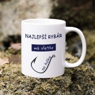 Hrnček - Najlepší rybár má všetko na háku