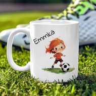 Hrnček pre futbalistku s menom 