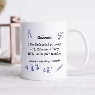 Vtipný hrnček pre učiteľa - Slzy mojich študentov