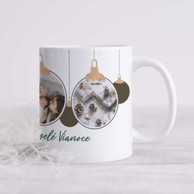 Hrnček s fotkou - Vianočný  Hrnček s fotkou - Vianočný