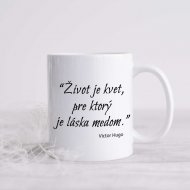 Hrnček so včelou pre včelára s citátom