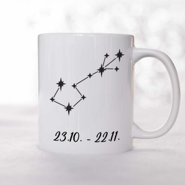 Hrnček - Znamenie Škorpión, so súhvezdím