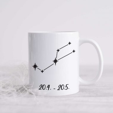 Hrnček - Znamenie Býk, so súhvezdím Hrnček - Znamenie Býk, so súhvezdím