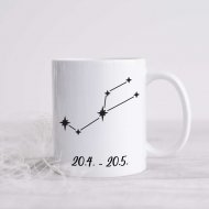 Hrnček - Znamenie Býk, so súhvezdím