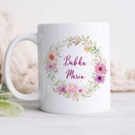 Kvetinový hrnček pre babku – aj s menom