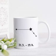 Hrnček - Znamenie Baran, so súhvezdím Hrnček - Znamenie Baran, so súhvezdím