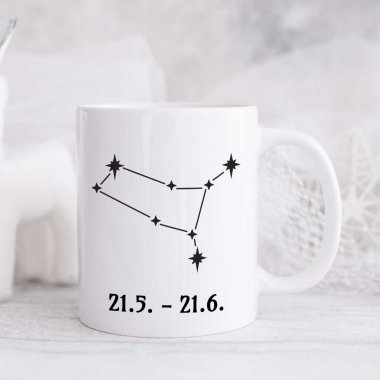 Hrnček - Znamenie Blíženci, so súhvezdím