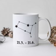 Hrnček - Znamenie Blíženci, so súhvezdím