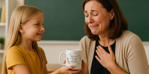 Darček pre učiteľku: 7 tipov na hrnček s menom a osobným odkazom