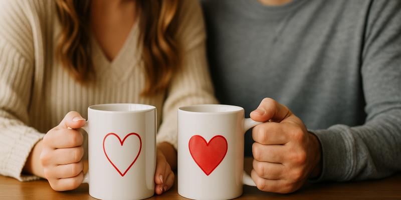 Darček pre páry: hrnčeky pre dvoch, ktoré spravia radosť každý deň