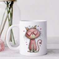 Vtipný valentínsky hrnček – Kašlem na Valentína, milujem ťa celý rok