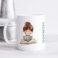 Hrnček Knihomoľka – personalizovaný hrnček pre milovníčku kníh