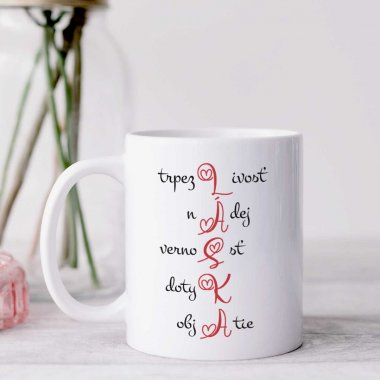 Hrnček pre priateľa / priateľku – Láska