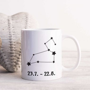 Hrnček - Znamenie Lev, so súhvezdím