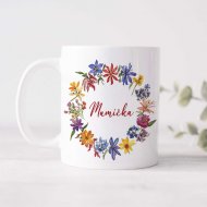 Kvetinový hrnček pre mamičku – aj s menom