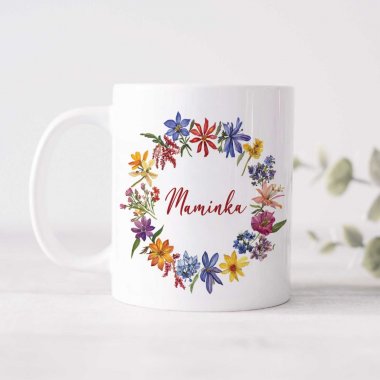 Kvetinový hrnček pre maminku – aj s menom