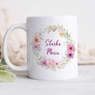 Kvetinový hrnček pre starkú – aj s menom