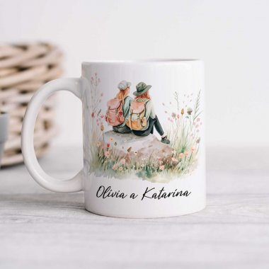 Hrnček zátišie s prírodou Hrnček zátišie s prírodou