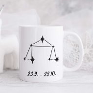 Hrnček - Znamenie Váhy, so súhvezdím