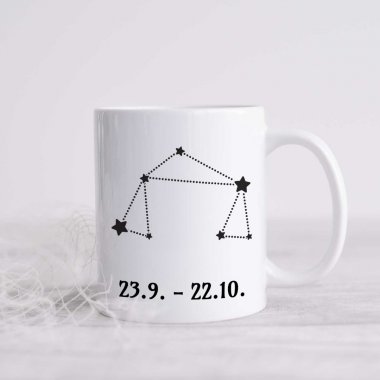 Hrnček - Znamenie Váhy, so súhvezdím