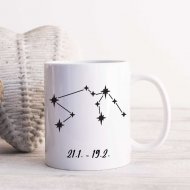 Hrnček - Znamenie Vodnár, so súhvezdím